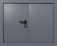 Двустворчатый люк ei-60 (цвет темно-серый RAL 7015)